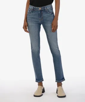 Kut Jeans |  Elizabeth High Rise Fab Ab Straight Leg Jeans | Observe Wash