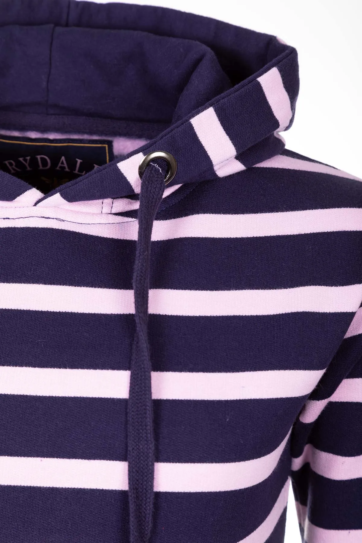 Ladies Lucy Striped Overhead Hoody