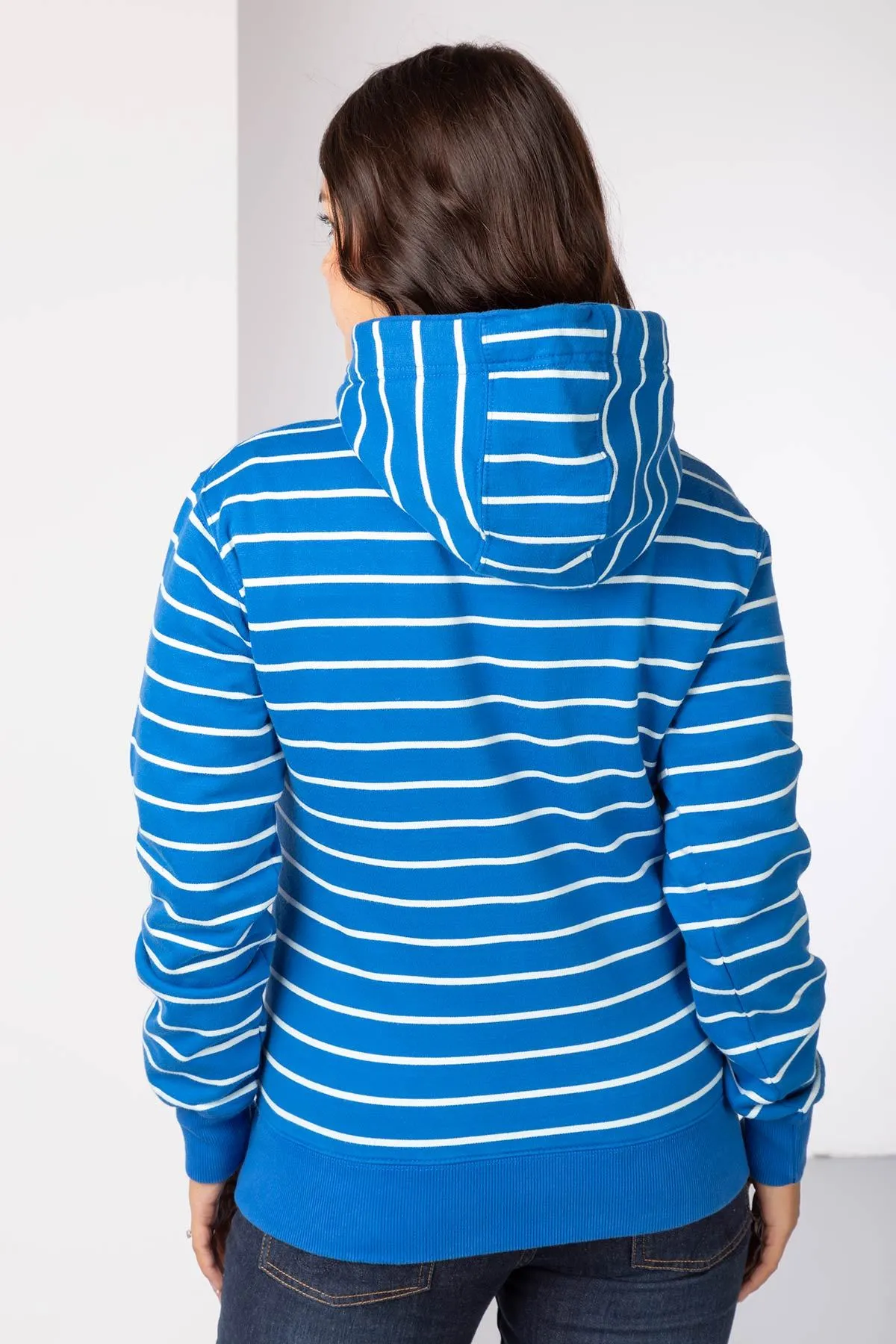 Ladies Lucy Striped Overhead Hoody