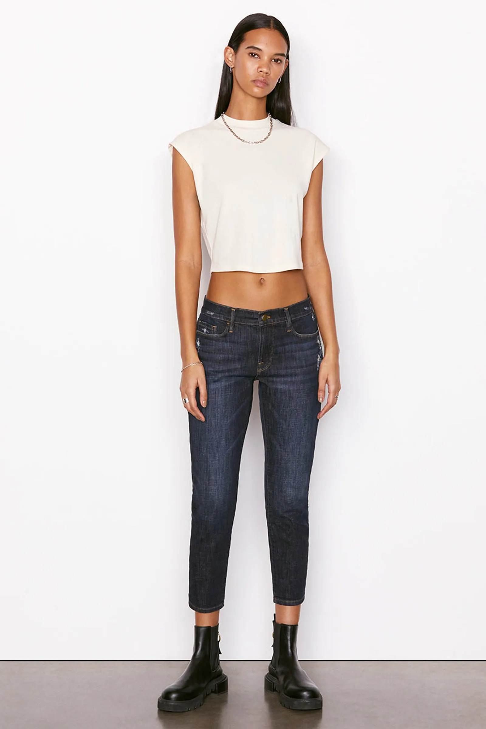 Le Garcon Crop Jeans