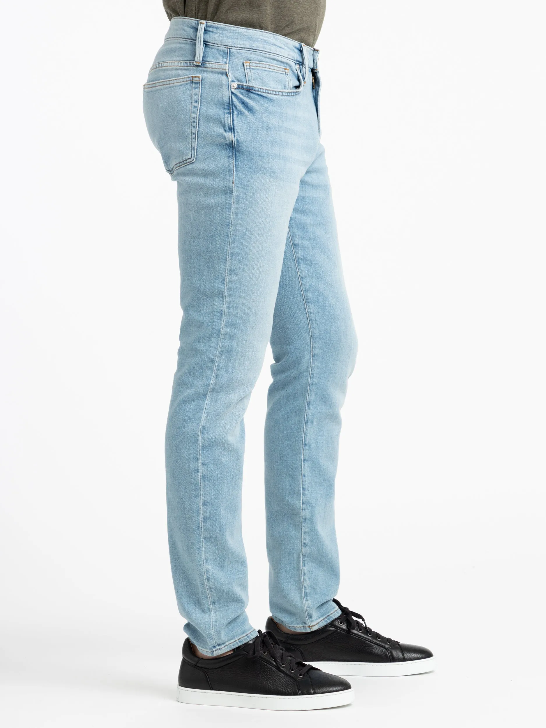 Light Blue L'Homme Skinny Finn Jeans