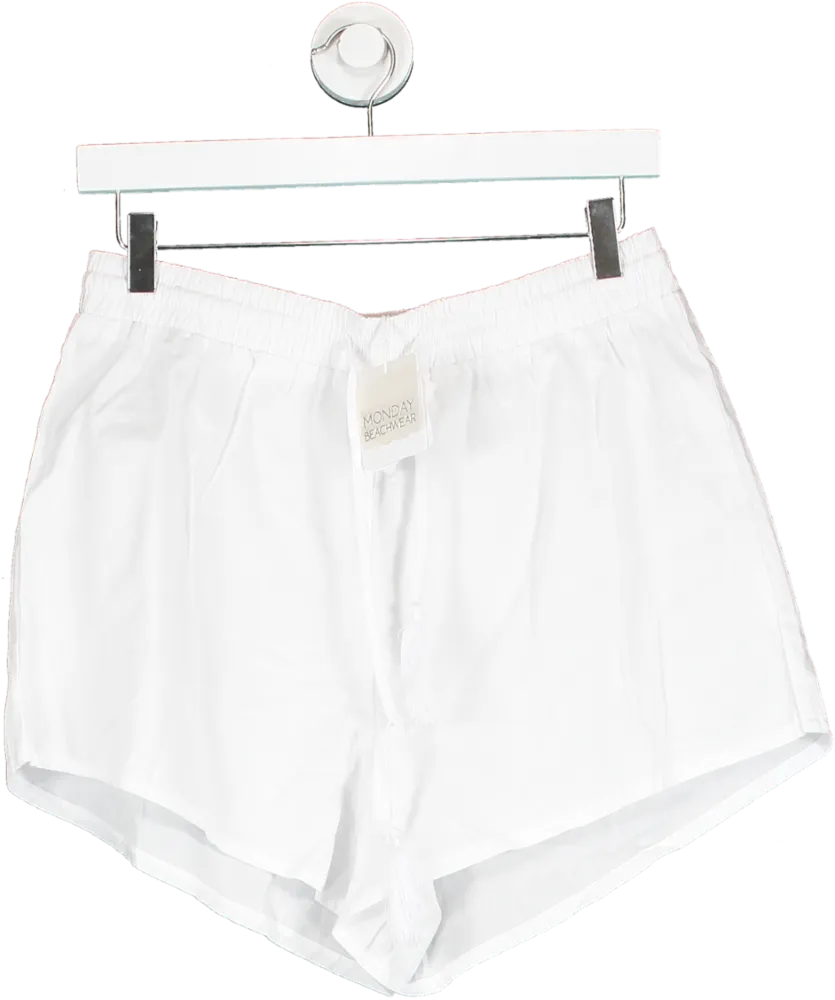 Monday Swimwear White La Jolla Short UK M