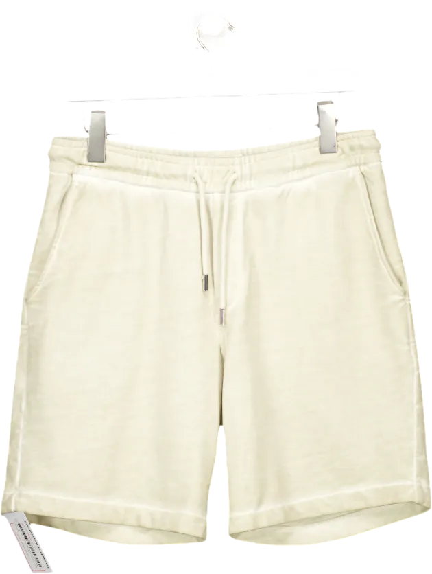 Mr P. Cream Relaxed Fit Drawstring Shorts UK XS