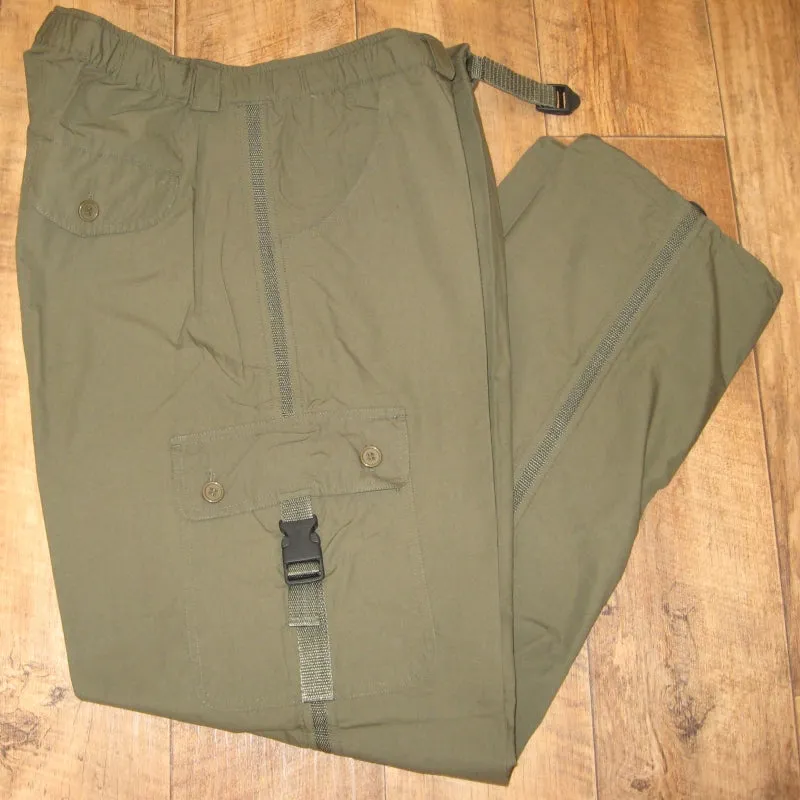 Para'-style Peached Poly/Cotton 7-Pkt Combats in Olive.