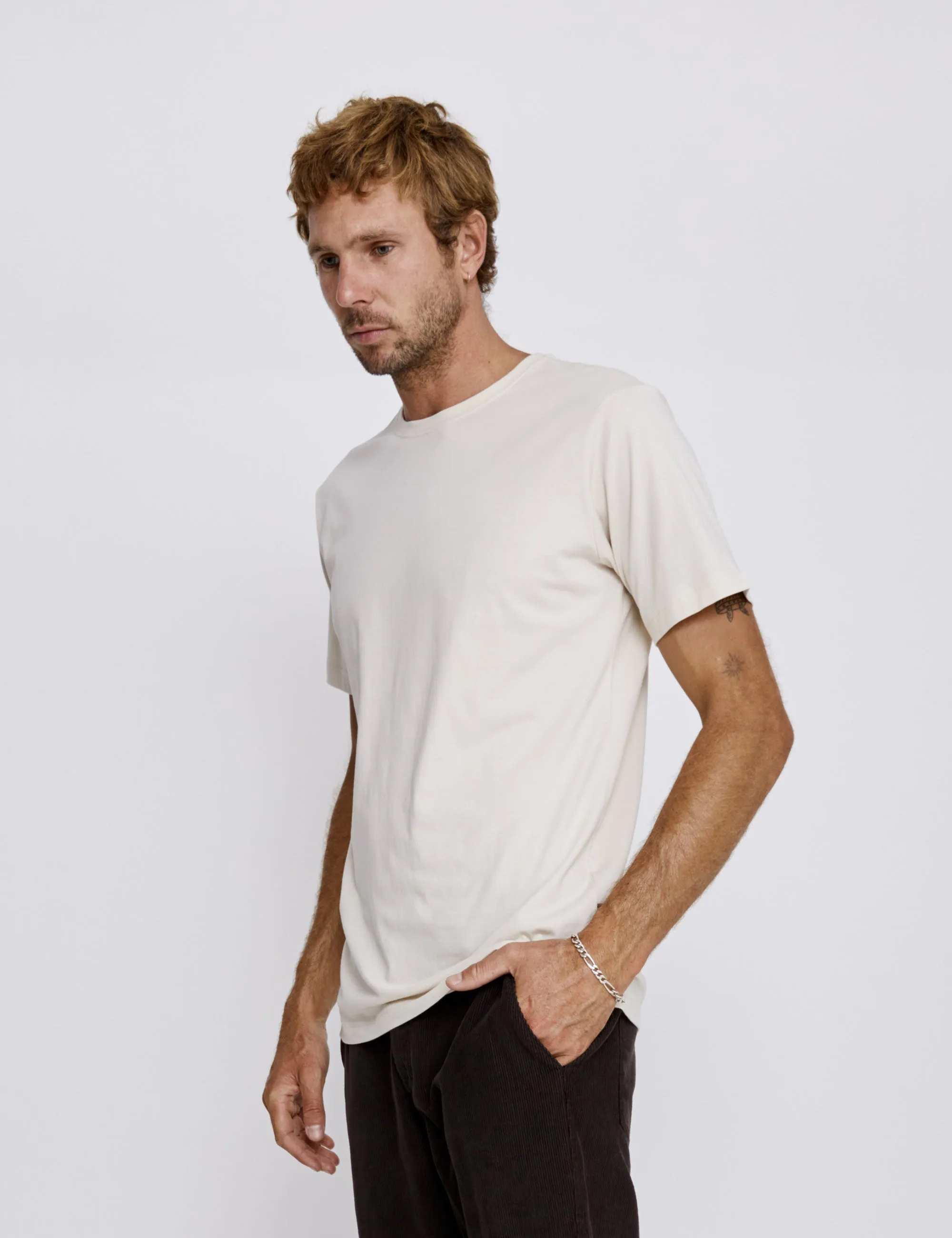 Reginald Organic Tee - Natural