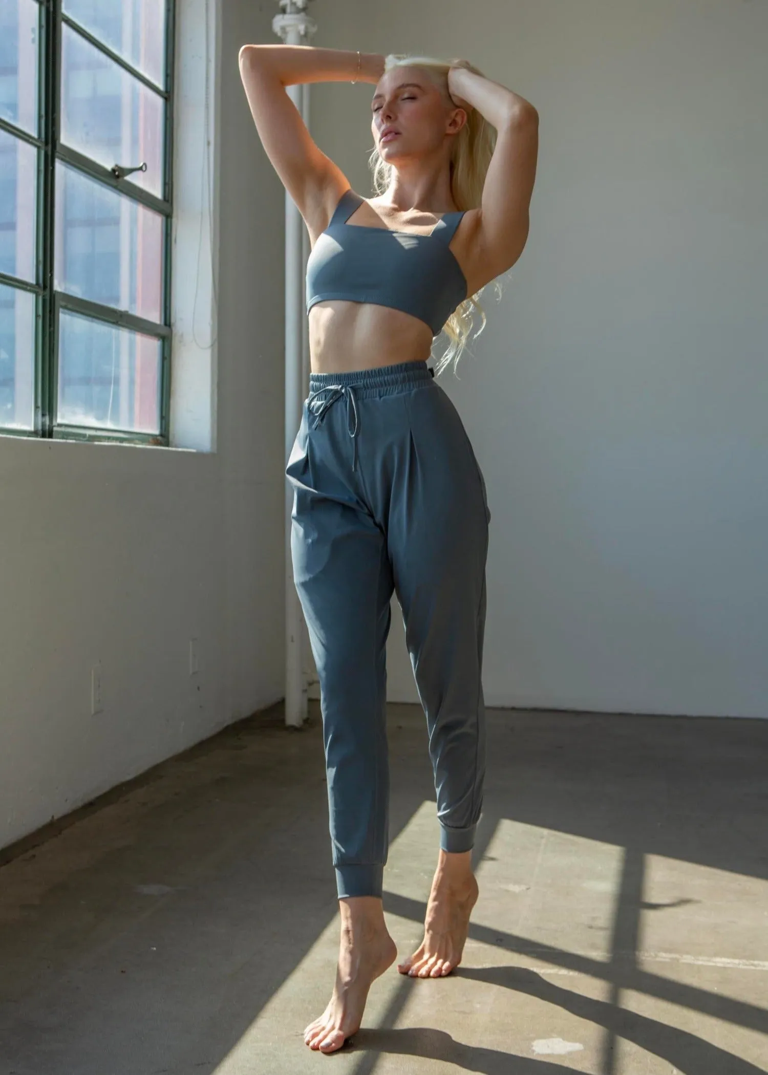 Santa Monica Joggers Dusty Blue