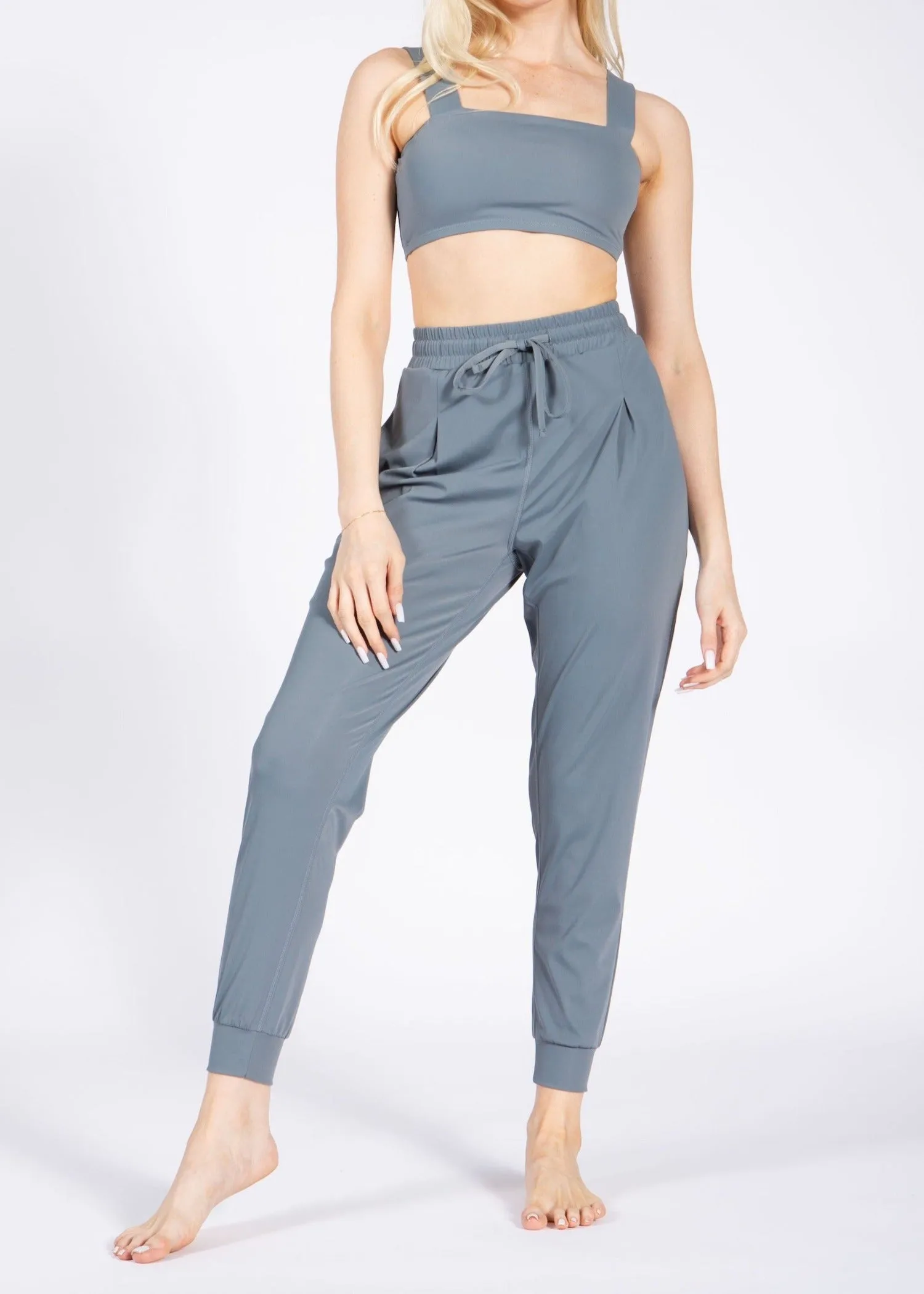 Santa Monica Joggers Dusty Blue