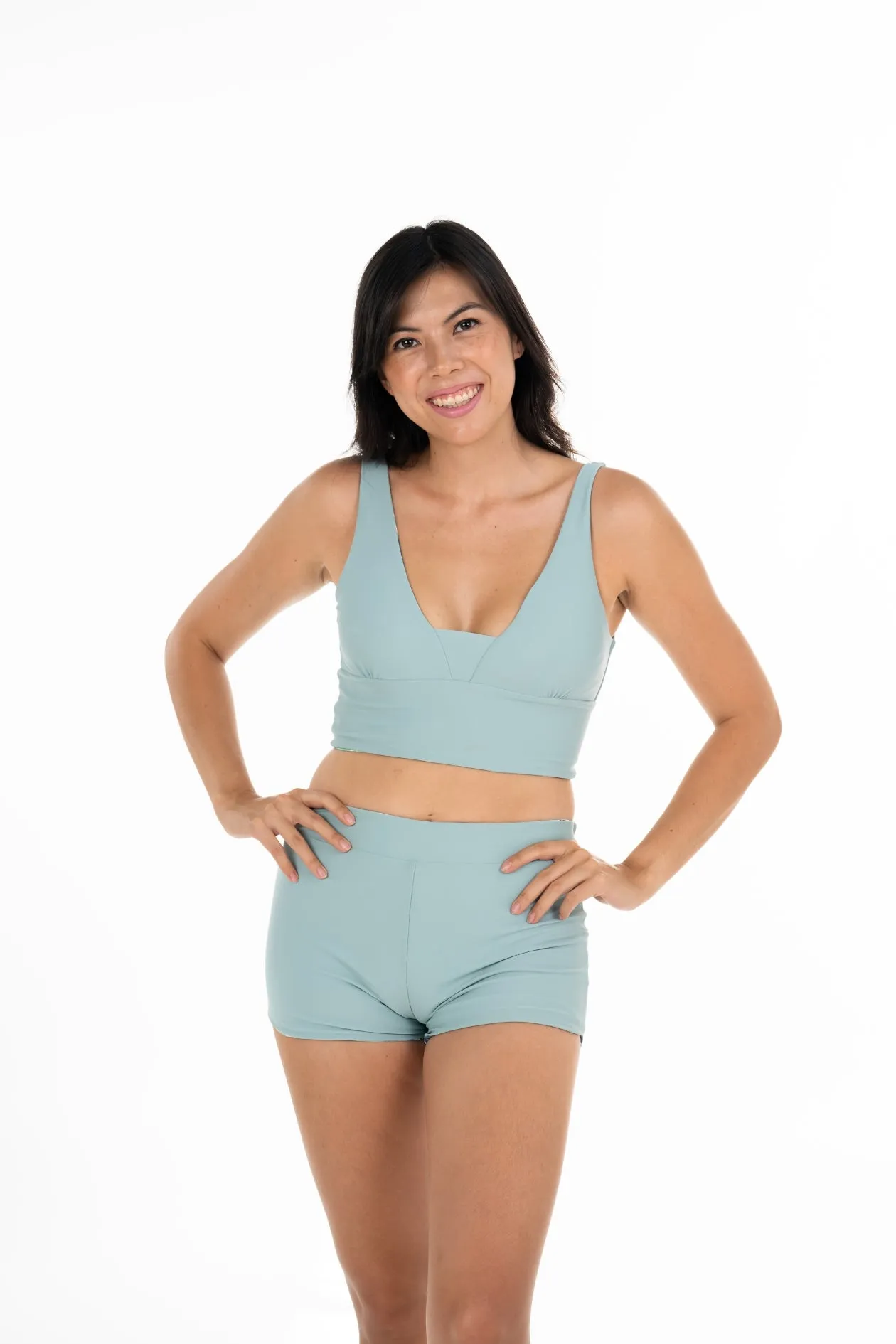 Sipadan Crop Bikini Top - Reversible