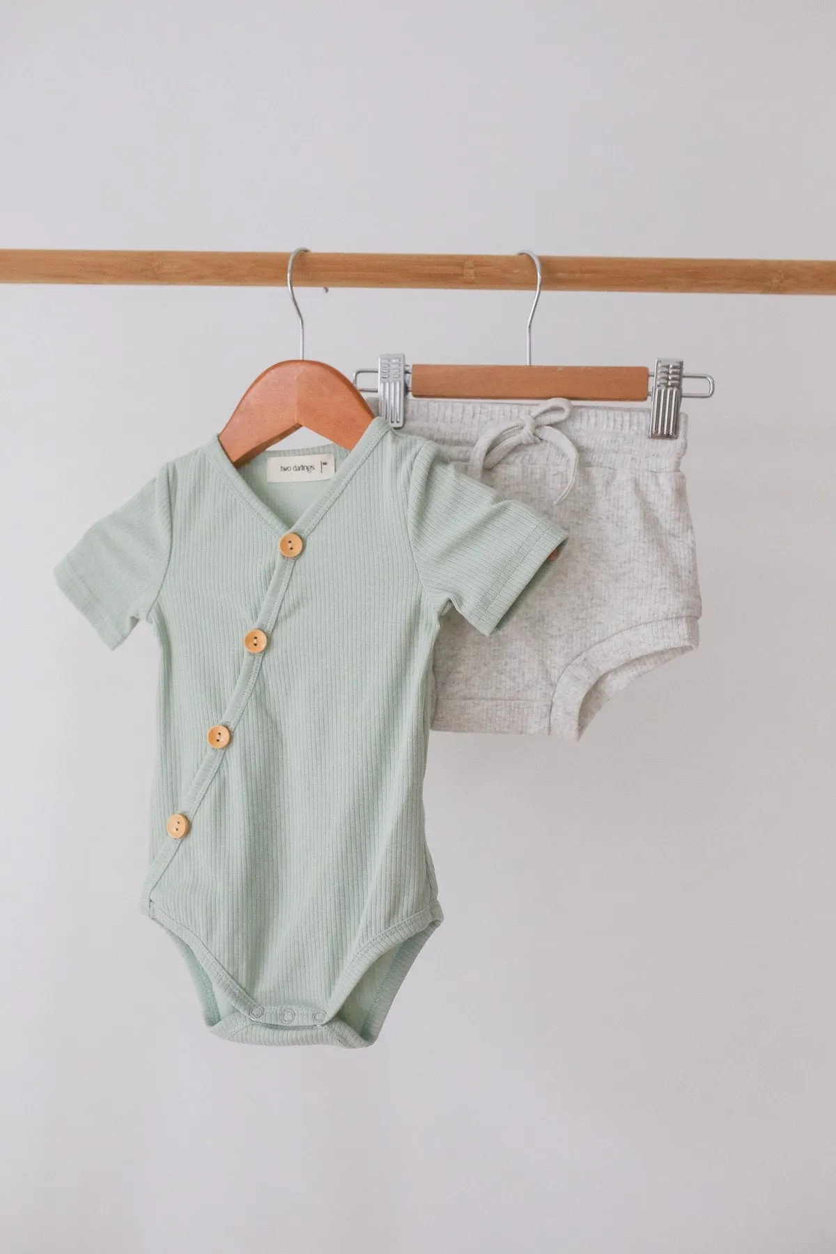 Spearmint Short Sleeve Bodysuit