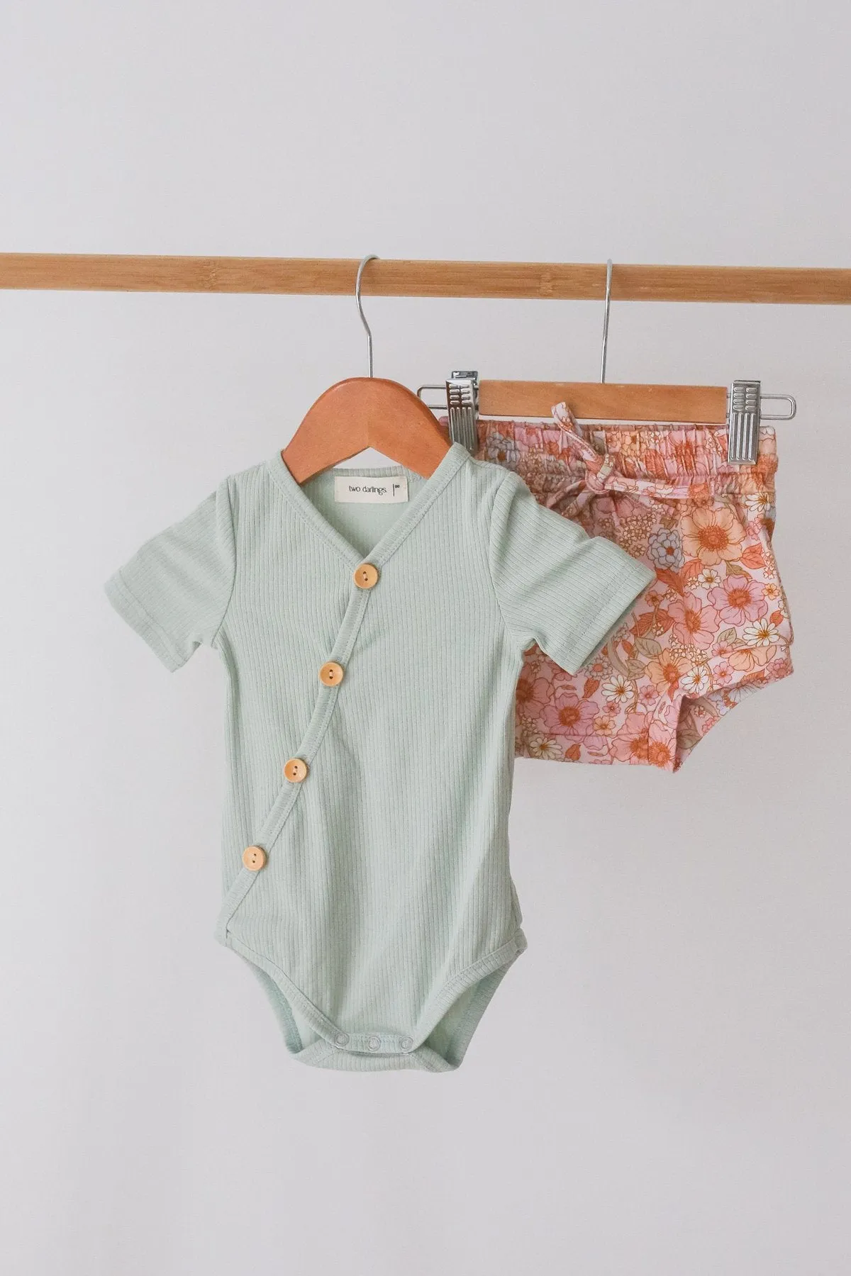 Spearmint Short Sleeve Bodysuit