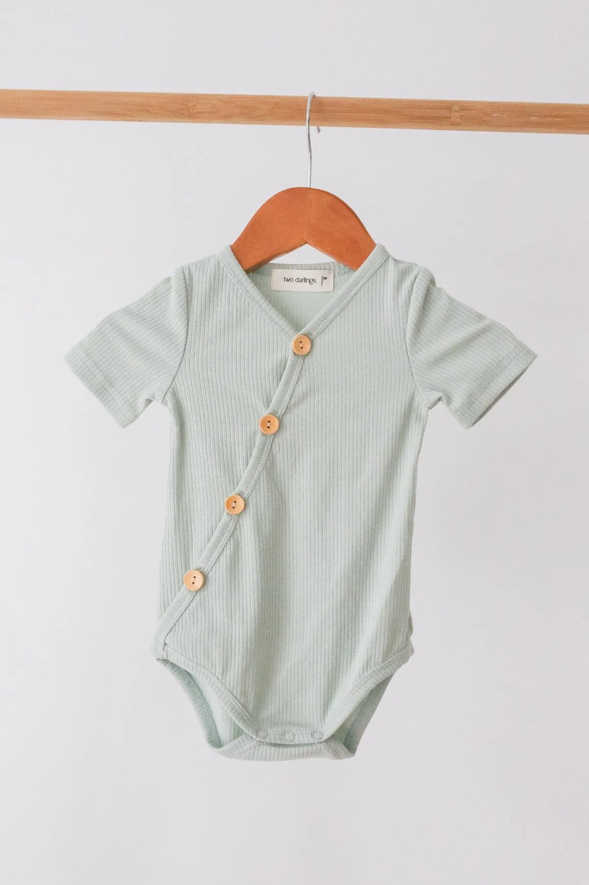 Spearmint Short Sleeve Bodysuit