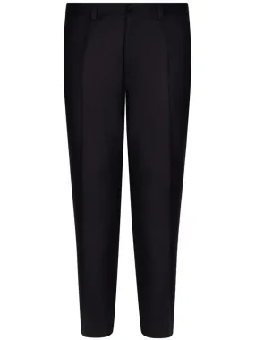 STRAIGHT-LEG VIRGIN-WOOL TROUSERS