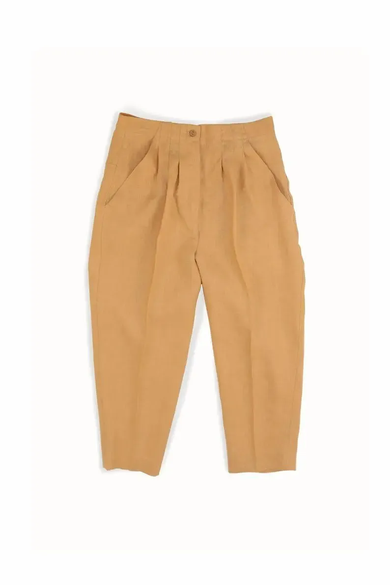 Tapered Linen Pants by Soelis