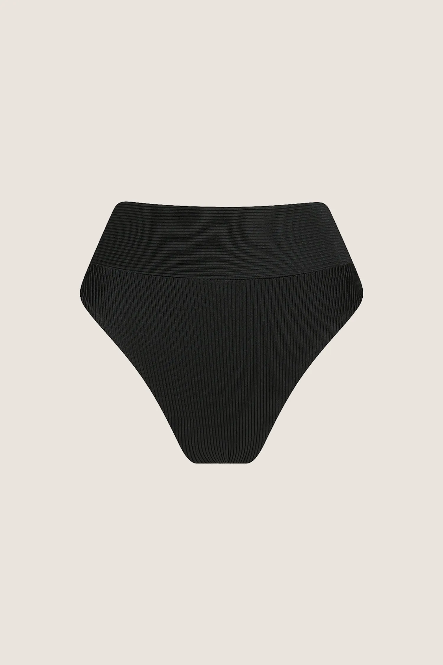 TAYLOR HIGH CUT BIKINI PANT - BLACK