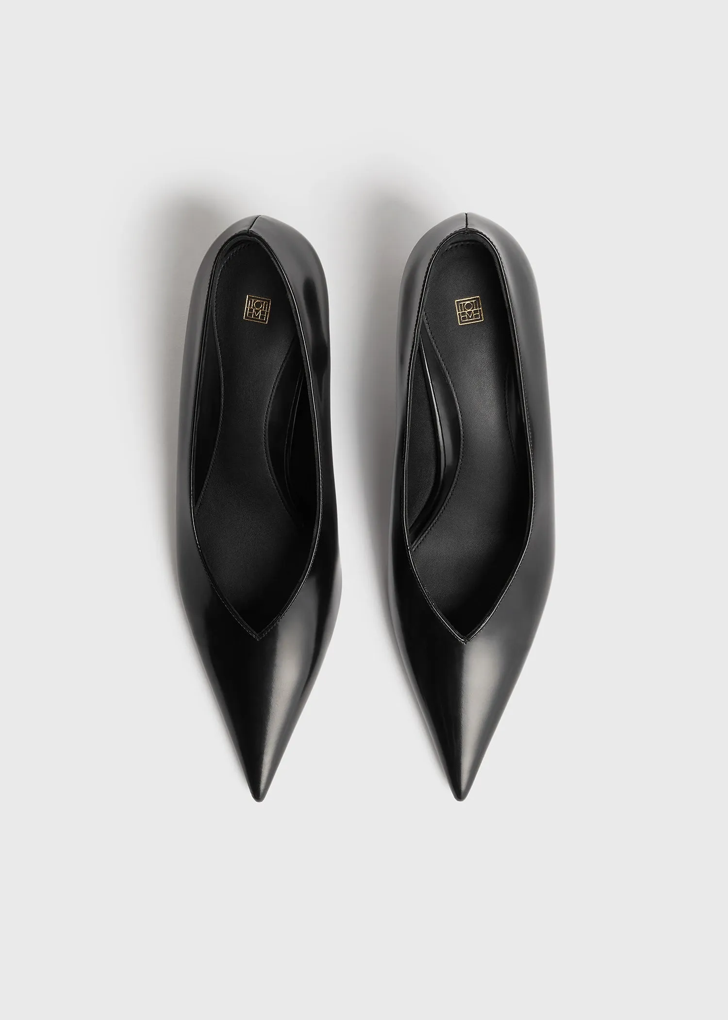 The Wedge-Heel Pump black