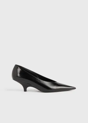 The Wedge-Heel Pump black