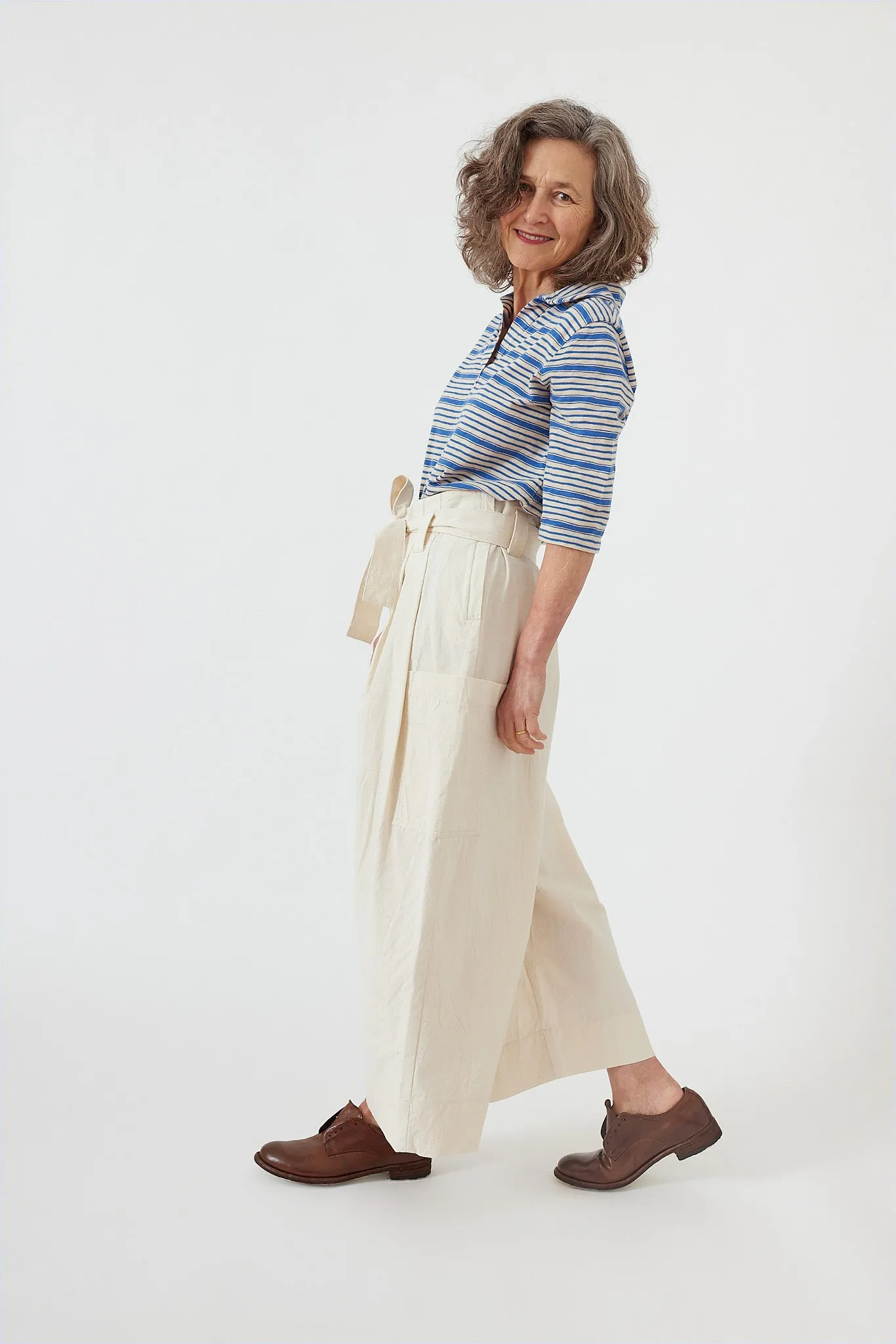 Toast - Belted Canvas Fisherman Trousers