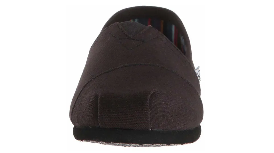 TOMS Classic Black on Black Canvas - Women's