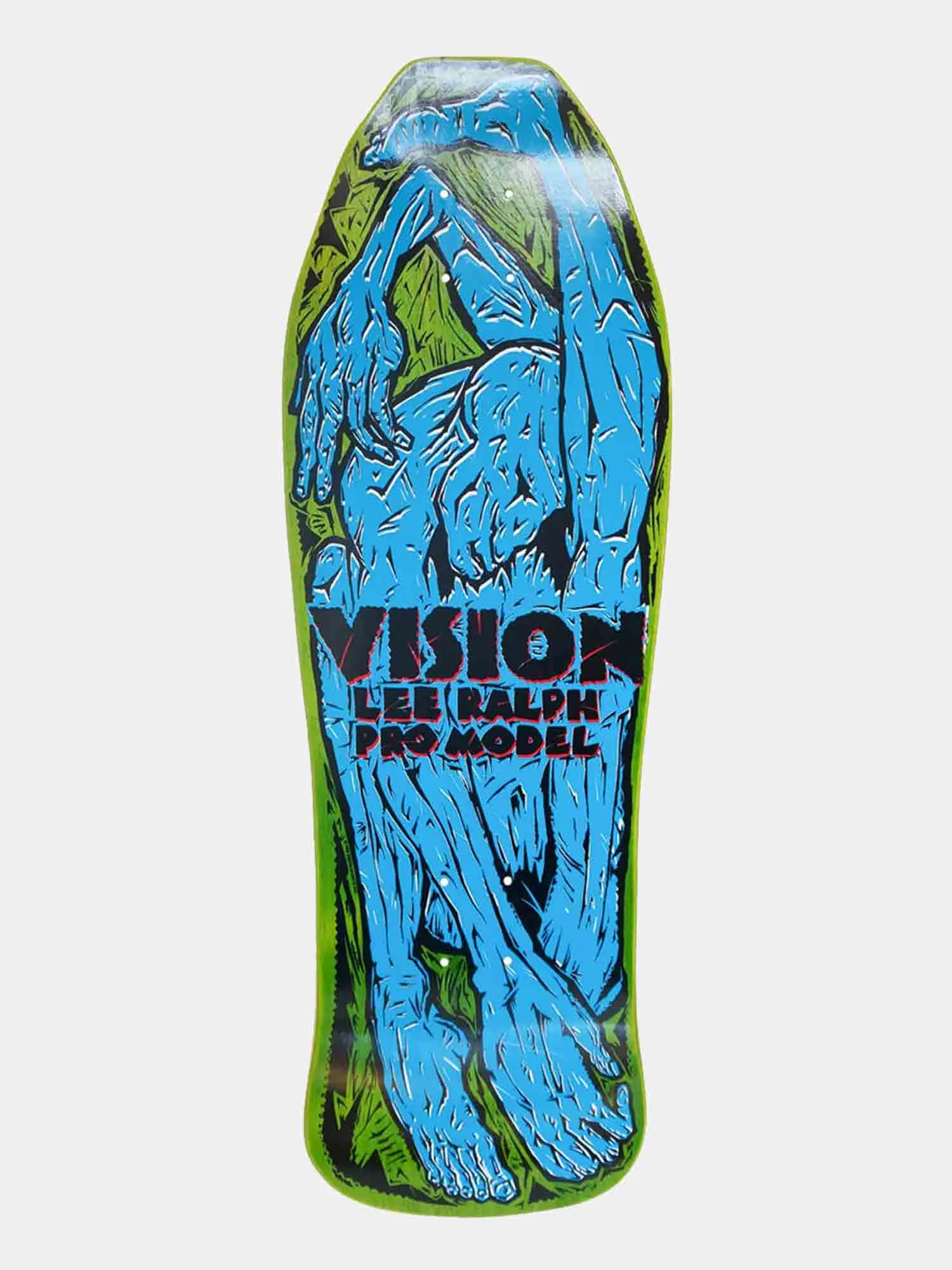 Vision Lee Ralph Pro Model Deck - Lime / Blue