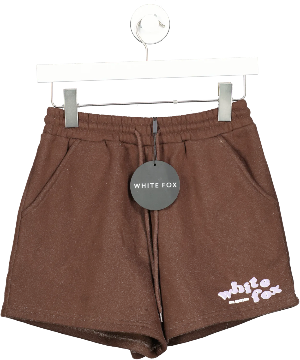 White Fox Brown 4th Edition Lounge Shorts Cocoa UK XS