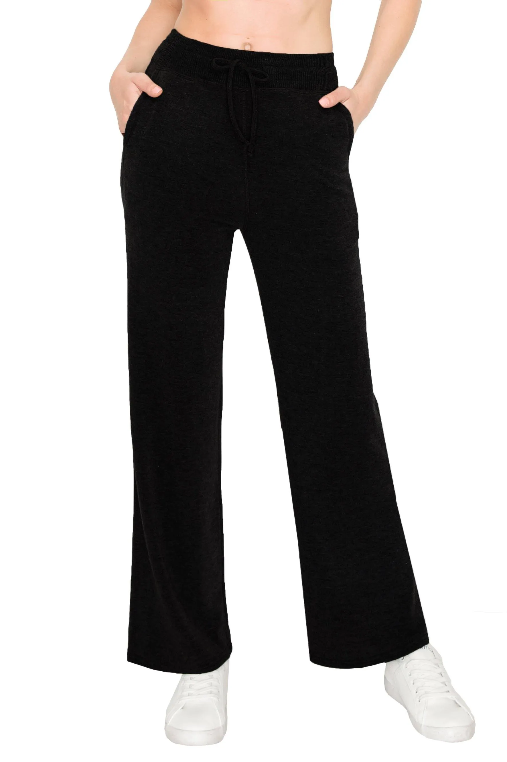 Women's French Terry Pants - Premium Soft Womens Casual Work Lounge Beach Pants