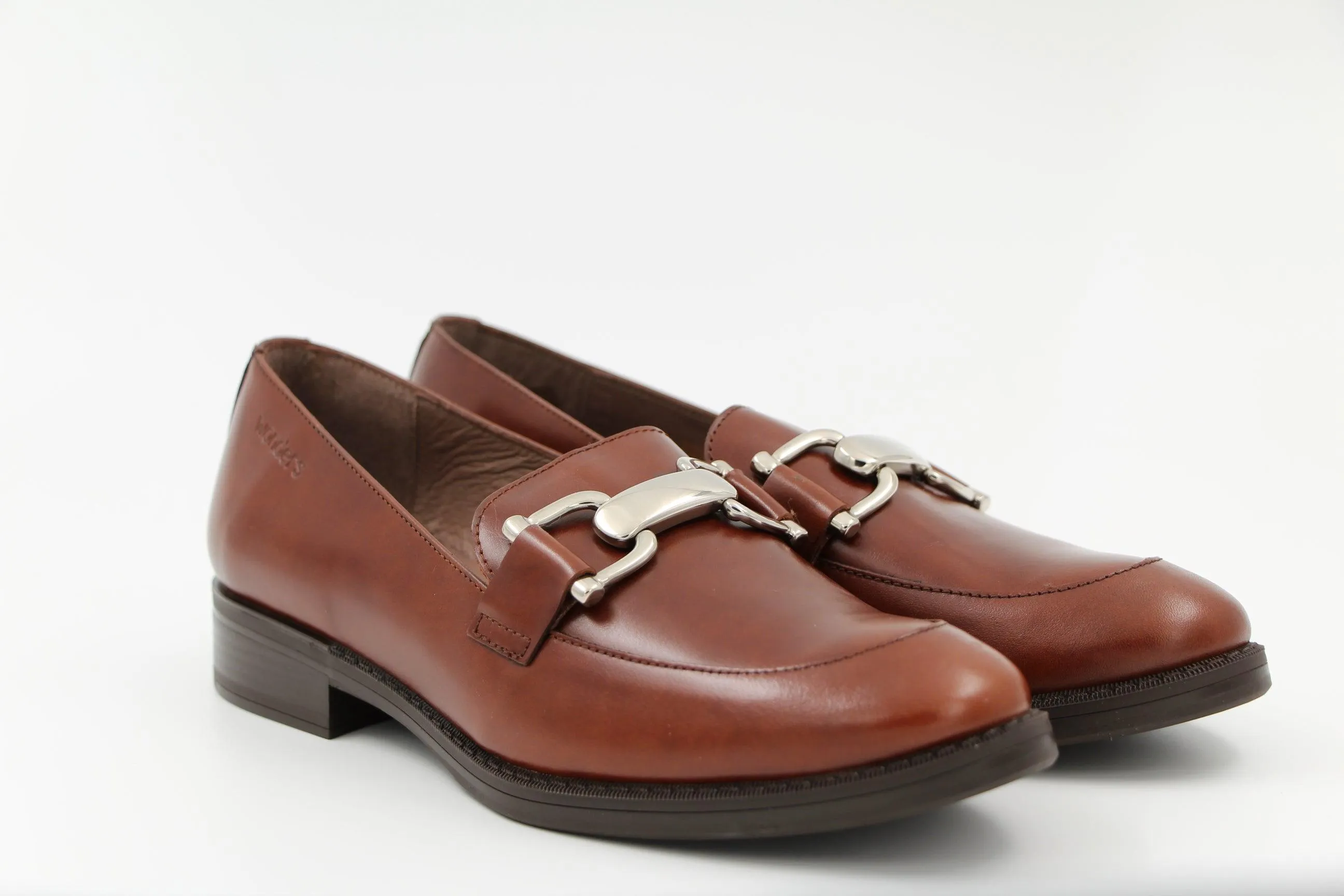 WONDERS Tan leather Loafer  A7252