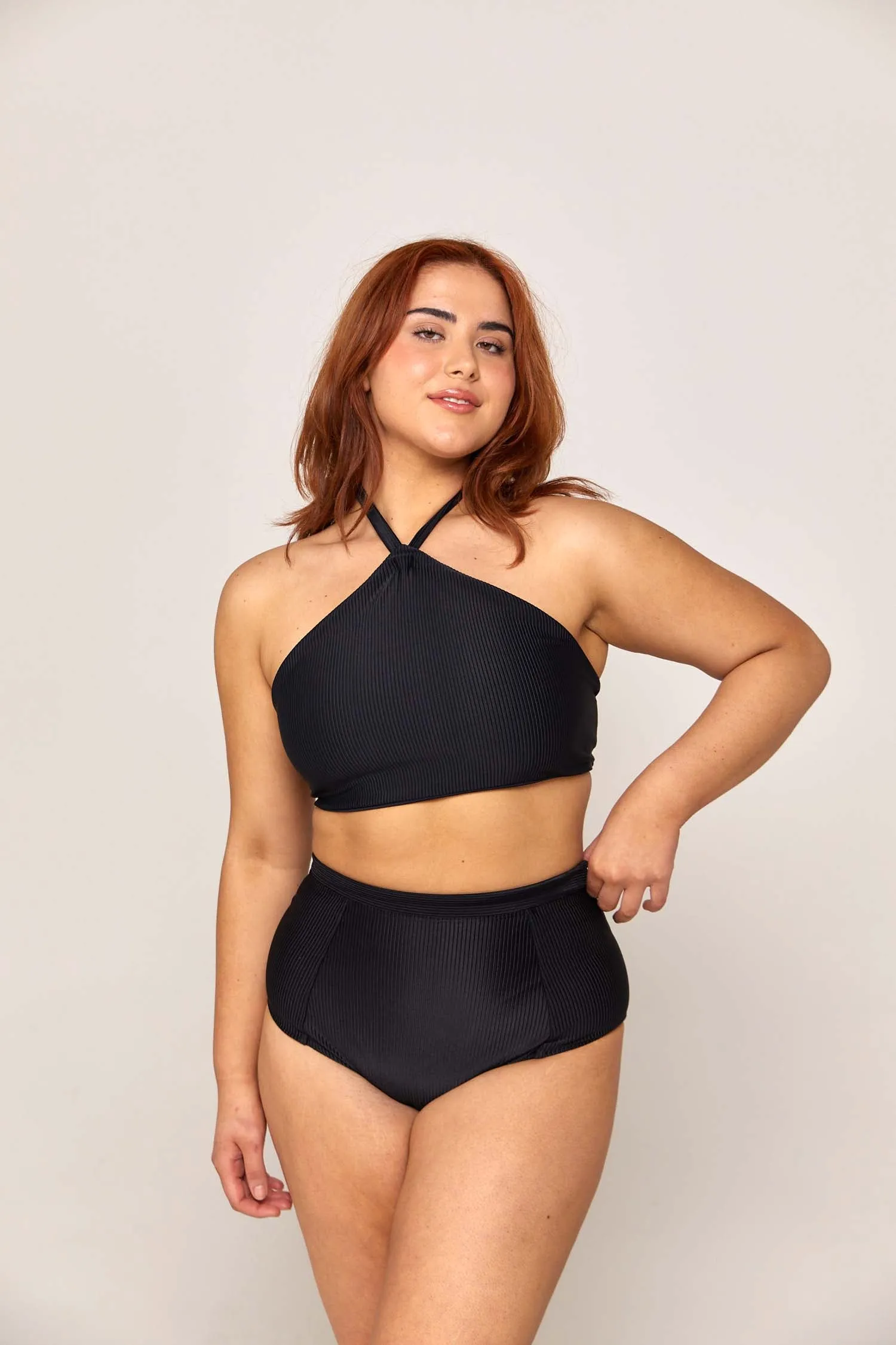 ZARI CHEEKY CUT BIKINI PANT - BLACK